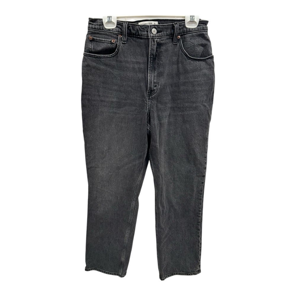 Abercrombie & Fitch Jeans 30/10S Black 90’s Straight Ultra High Rise